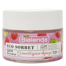 Moisturizing and Soothing Face Cream BIELENDA Eco Sorbet Raspberry 50ml